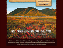 Tablet Screenshot of engineeredequip.com